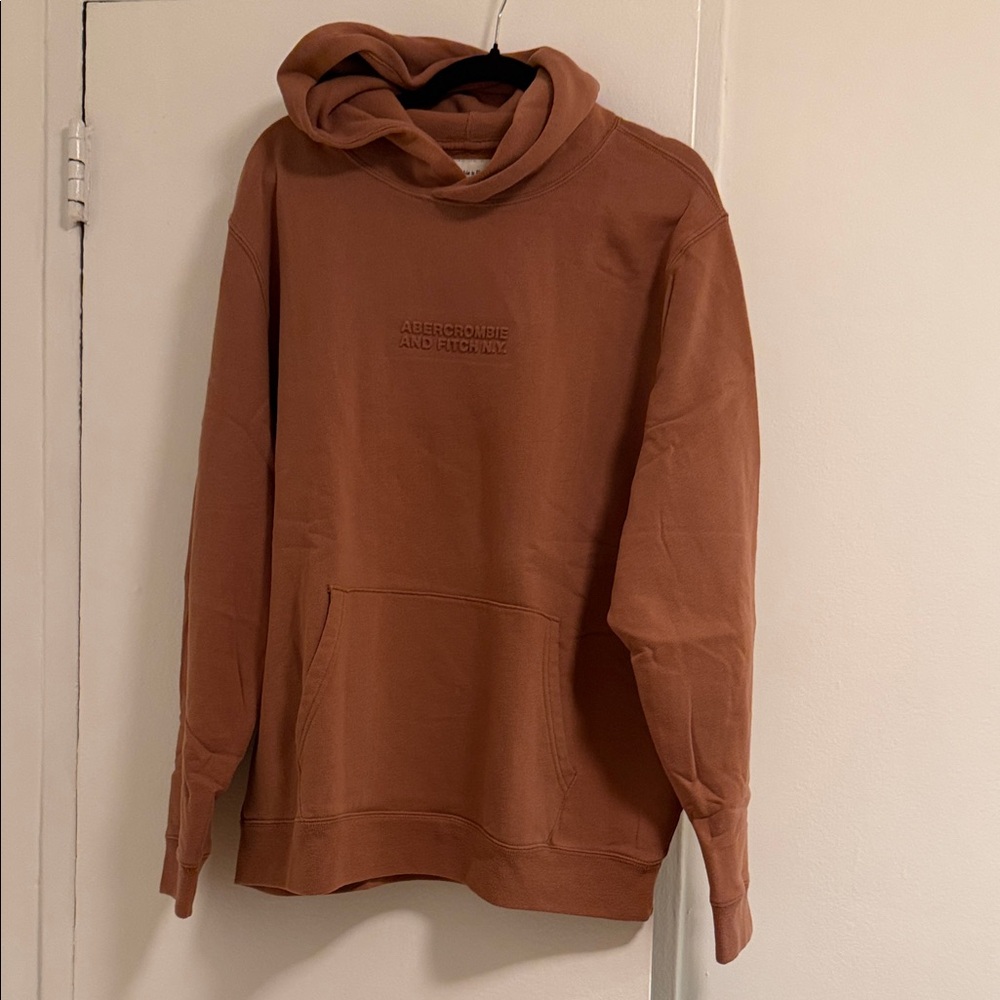 Abercrombie & Fitch Men's Tan Hoodie